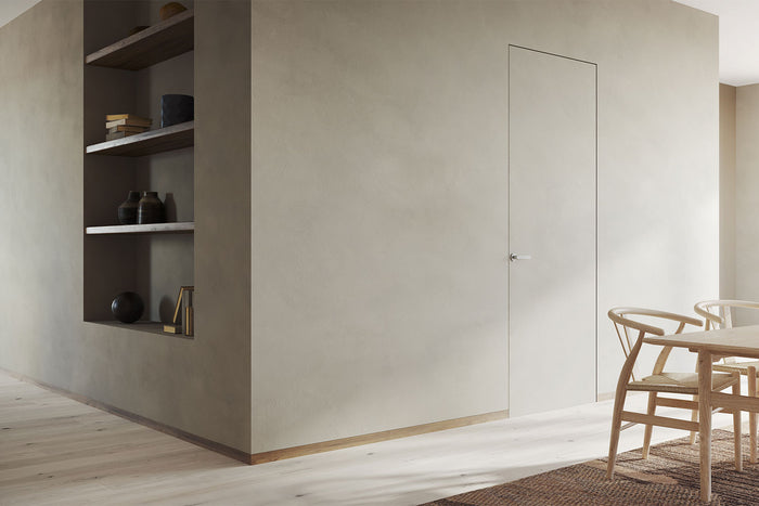 Wandbündige Sockelleiste