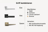 xREVERx XL - versteckte Zarge und zargenlose Tür zum Lackieren mit Wabenkern, Höhe 2400 mm