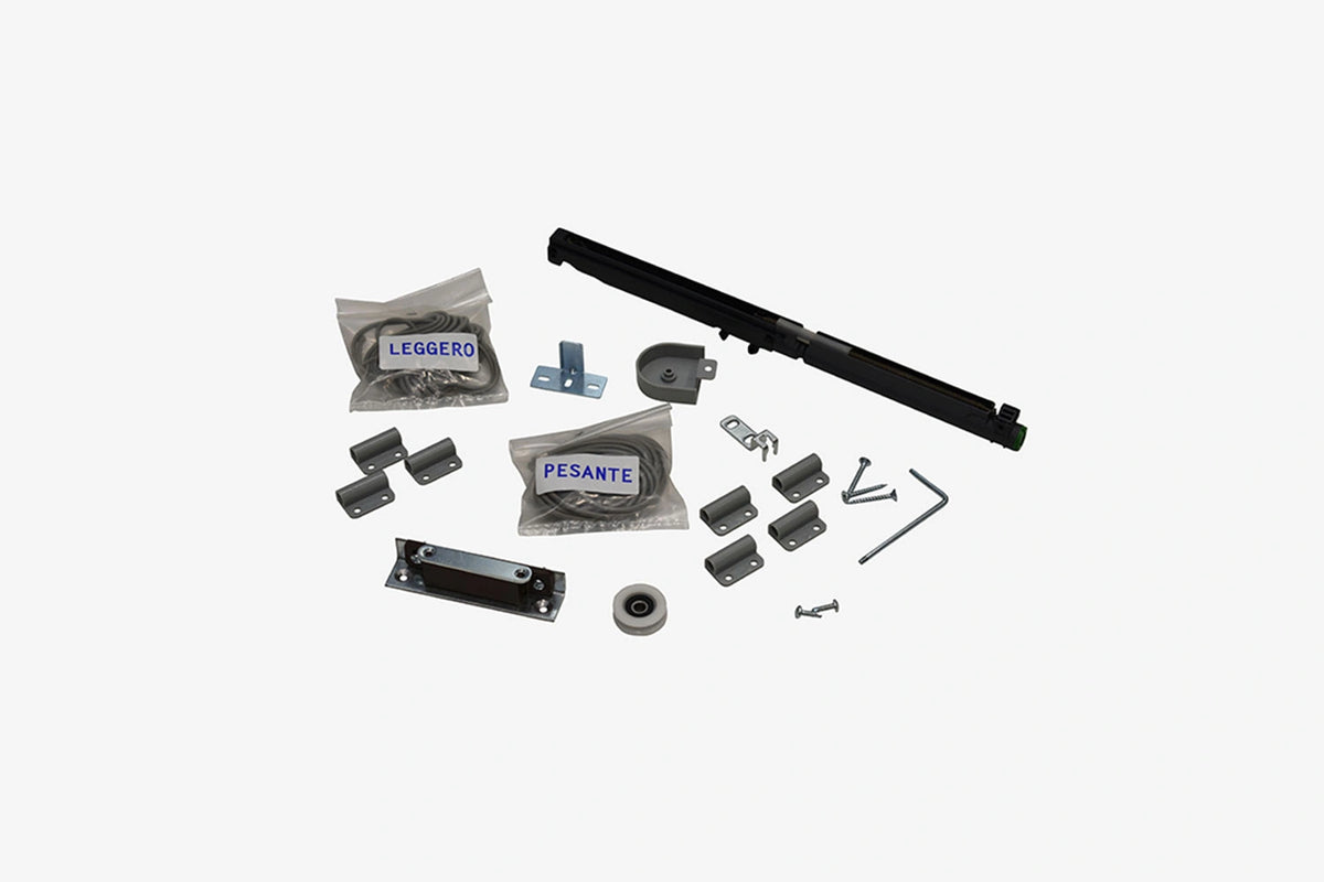 Selbstschließer für Schiebetür mit Zierblenden