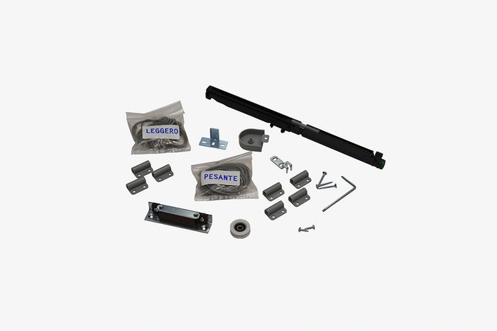 Selbstschließer für Schiebetür mit Zierblenden