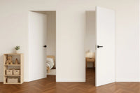 xREVERx Decor B011 - versteckte Zarge und zargenlose Tür aus CPL-Laminat mit Wabenkern